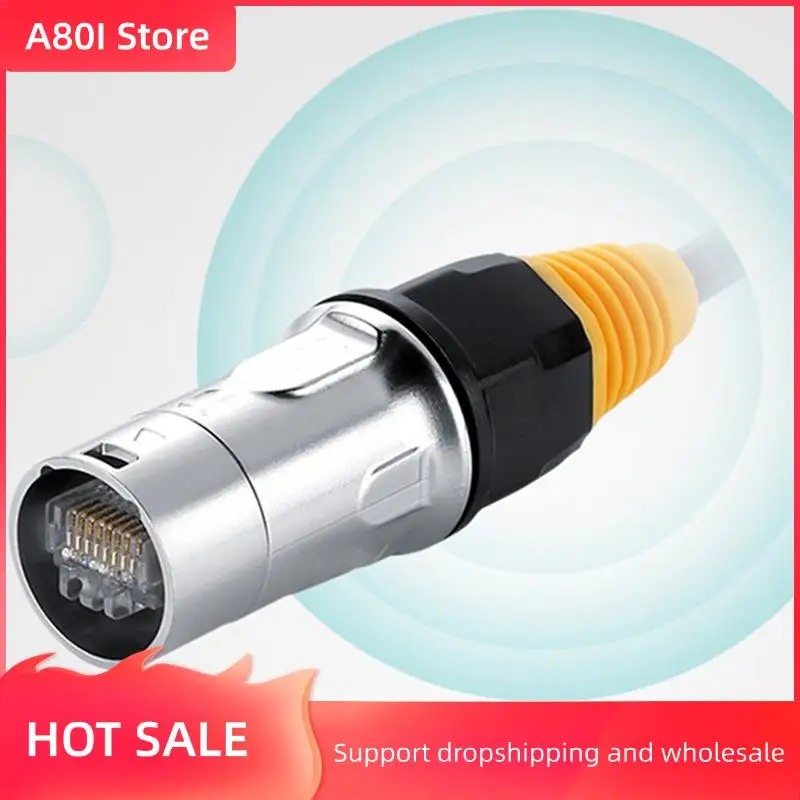 

A80I 3X IP67 Network RJ45 Waterproof Connectors / Ethernet RJ45 Waterproof Plug + Waterproof Socket For Outdoor Ethernet