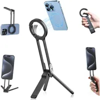 3-in-1 Magnetic Tripod Stand 360° Adjustable Ultra Light ABS Mini Tripodwith 1/4\