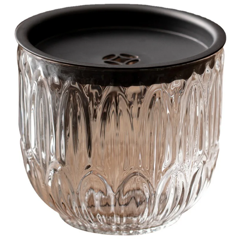 Japanese-style Glass Building Water with Lid Heat-resistant Transparent Tea Ceremony Tea Storage Pot Water Pot Tea Set