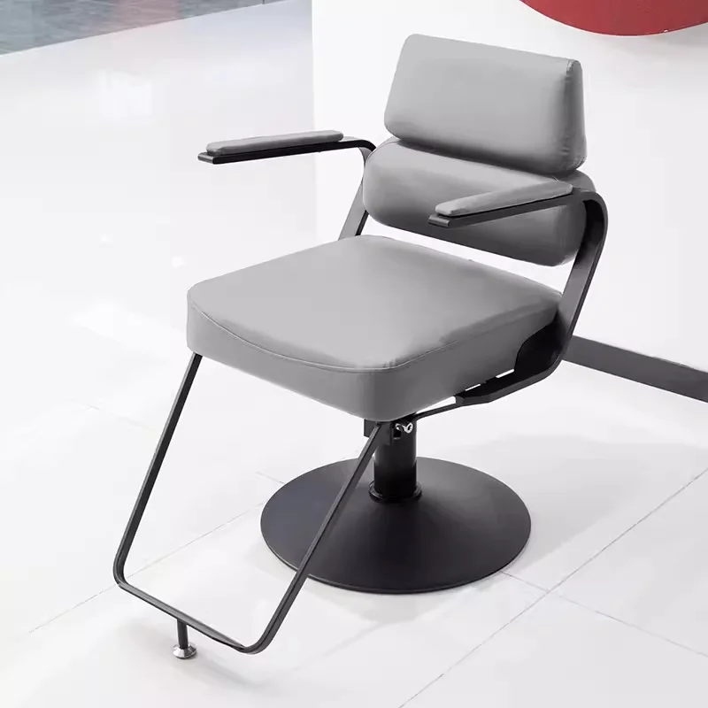 Adjustable high-end hair chair ironing area chair Hair cutting chair