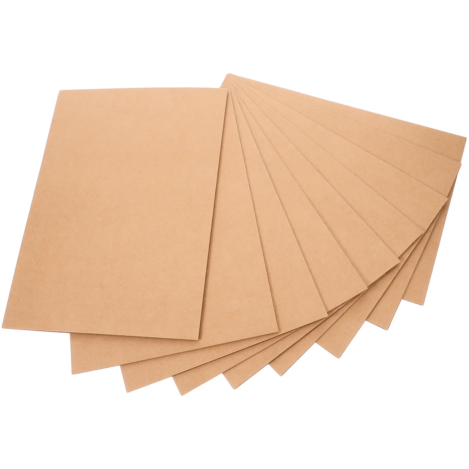 

10Pcs Kraft Paper File Folder Simple Design Paper Document Organizer Single Slot for A4 Files Office School Home Use
