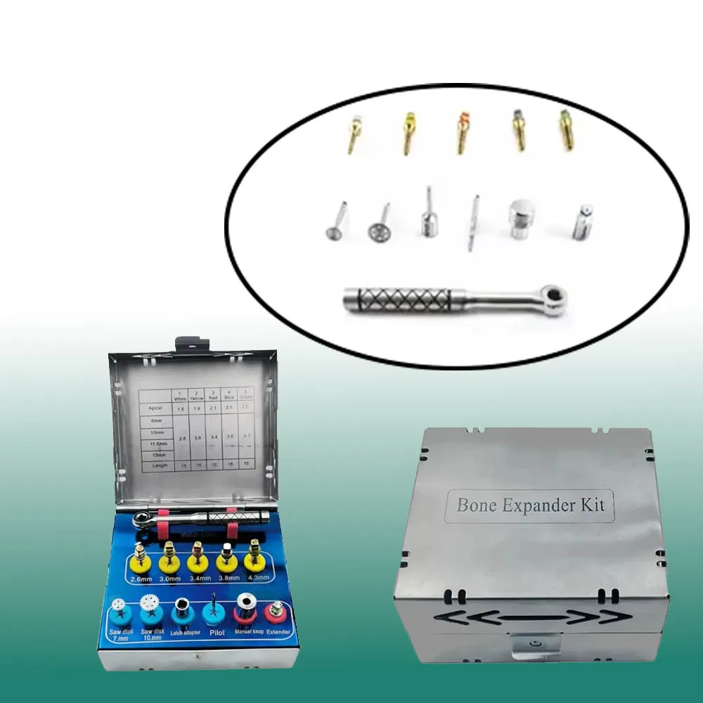

Dental Implant Surgical Tools Bone Splitting Compression Kit Sinus Lift Expander Screw for Oral Surgery and Bone Grafting