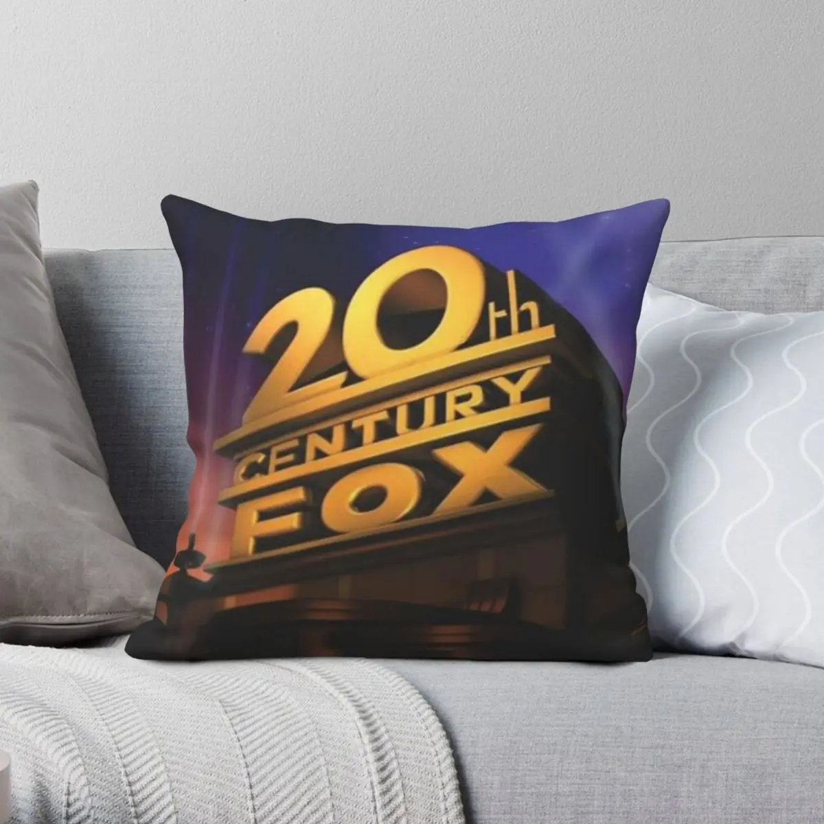 20 Century Fox Square Pillowcase Polyester Linen Velvet Creative Zip Decor Home Cushion Case