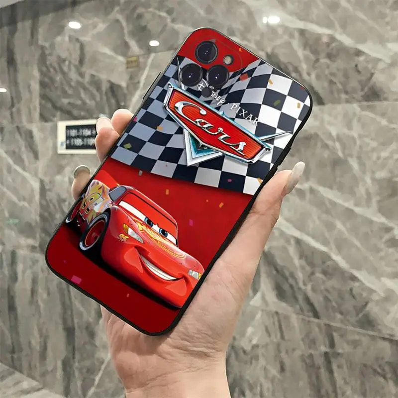 Disney Cars Lightning McQueen Phone Case For iPhone 8 7 6 6S Plus X SE 2020 XR XS 14 11 12 13 Mini Pro Max Mobile Case