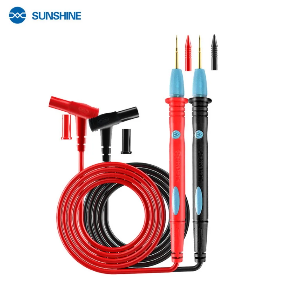 

SUNSHINE SS-024A Multimeter Gld-pated probe for Digital Multimeter Current Voltage Needle Tip Test Lead Wire Pen Cable Repair