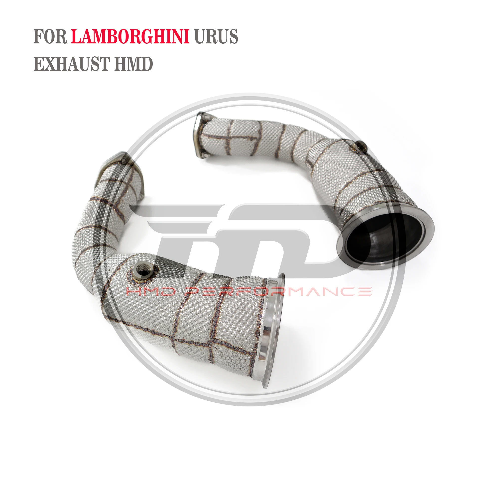 Discount offer downpipe with heat shield  without catalysis for Lamborghini URUS HMD exhaust system Quality certification