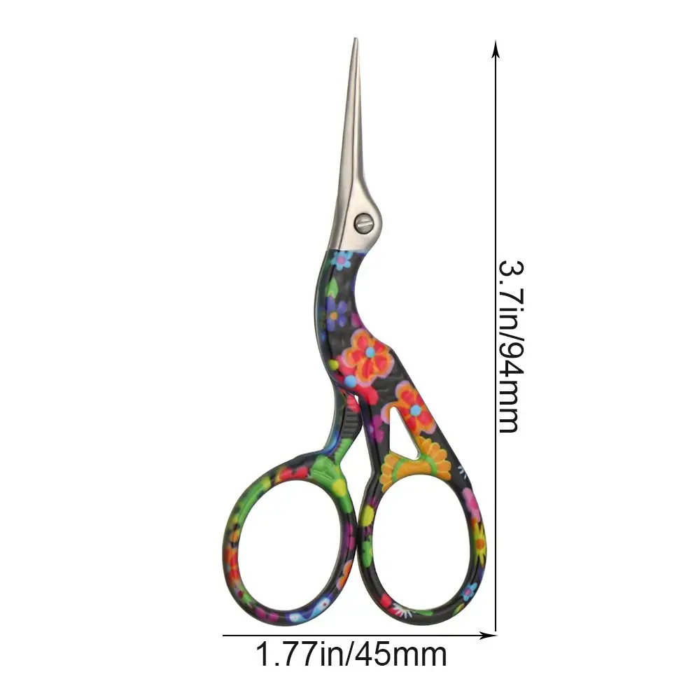 Sewing Office Retro Cross Stitch Scissors Scissors Crane Stainless Steel
