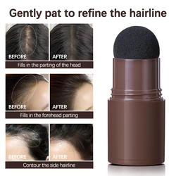 Hairline Shadow Powder Hair Waterproof Hairline Root Cover Up Natural Black Brown Eyebrow Contour Stick Repair Fill in Hair Tool