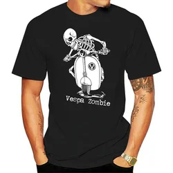 Fashion Hot VEsPA ZOMBIE, Men's Casual Fitness Personality Graphic 3D T-Shirt, Crew Neck Short Sleeve Streetwear Top