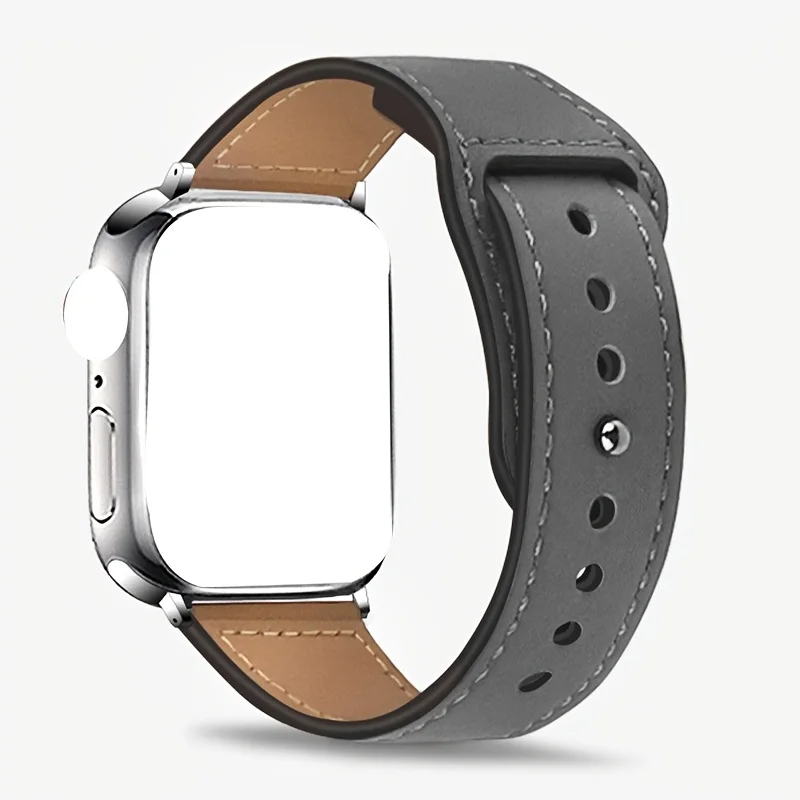 Leather strap For Apple watch 10 46mm band Ultra 2 49mm 44mm 40mm 38mm/42mm sport bracelet iWatch series 9 8 7 5 6 se 41mm/45mm