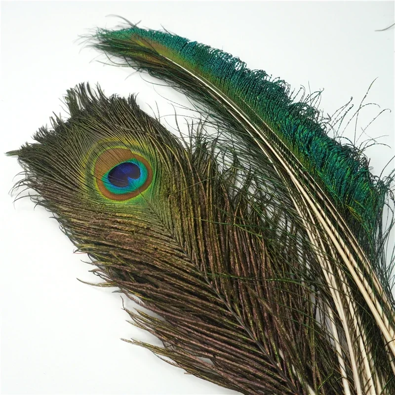 

10Pcs Natural Peacock Feathers 40-50cm Jewelry Making Plume Accessories Party Christmas Crafts DIY Plumas Decoration