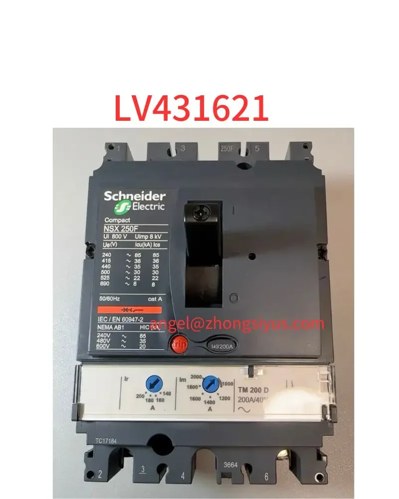 

New LV431621 plastic case circuit breaker