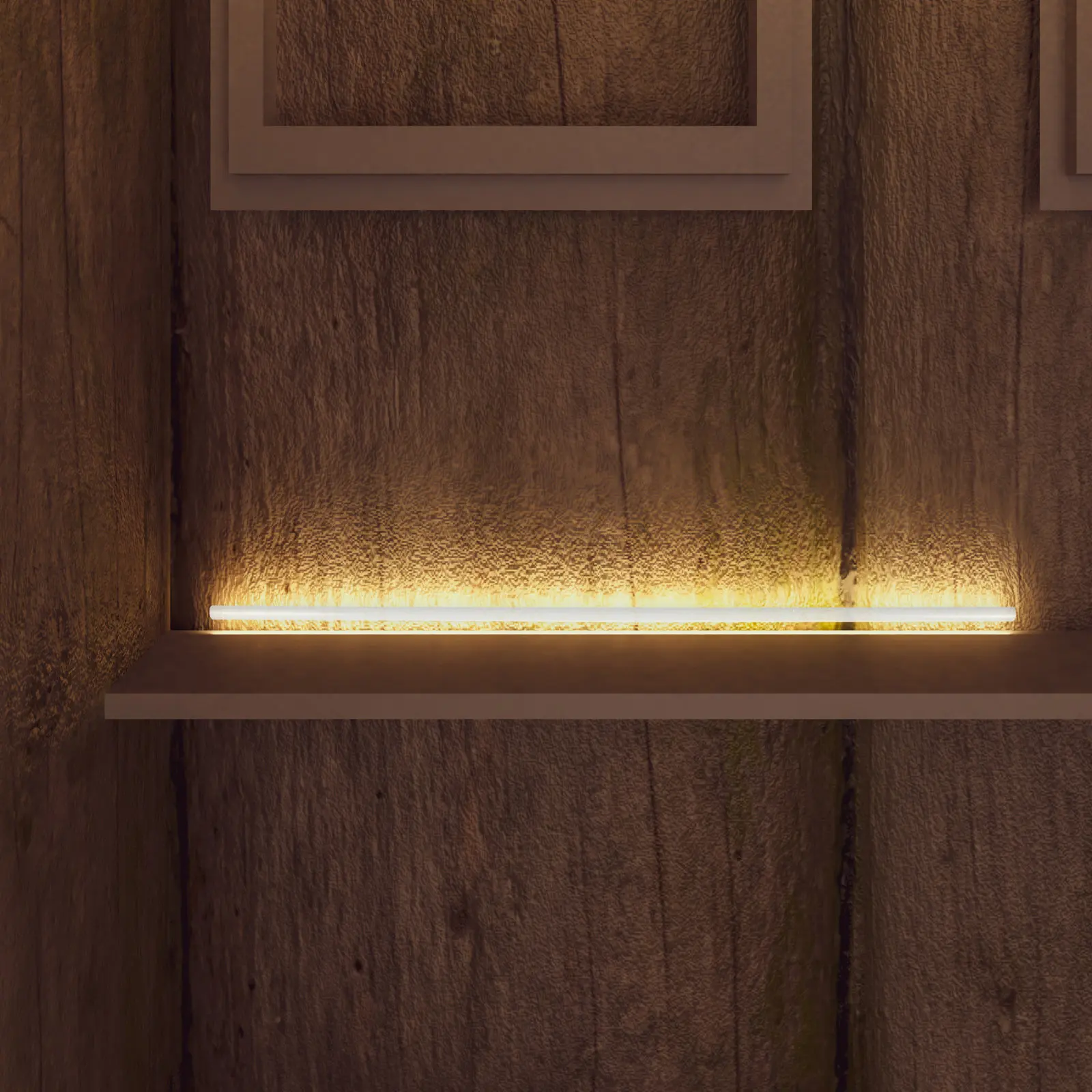 LED Light Strip Channel Plastic Tube Lamp Shade Cover 23.6x0.6inch Lamp Diffuser Cover Anti-Glare Light Protection Home Ceiling