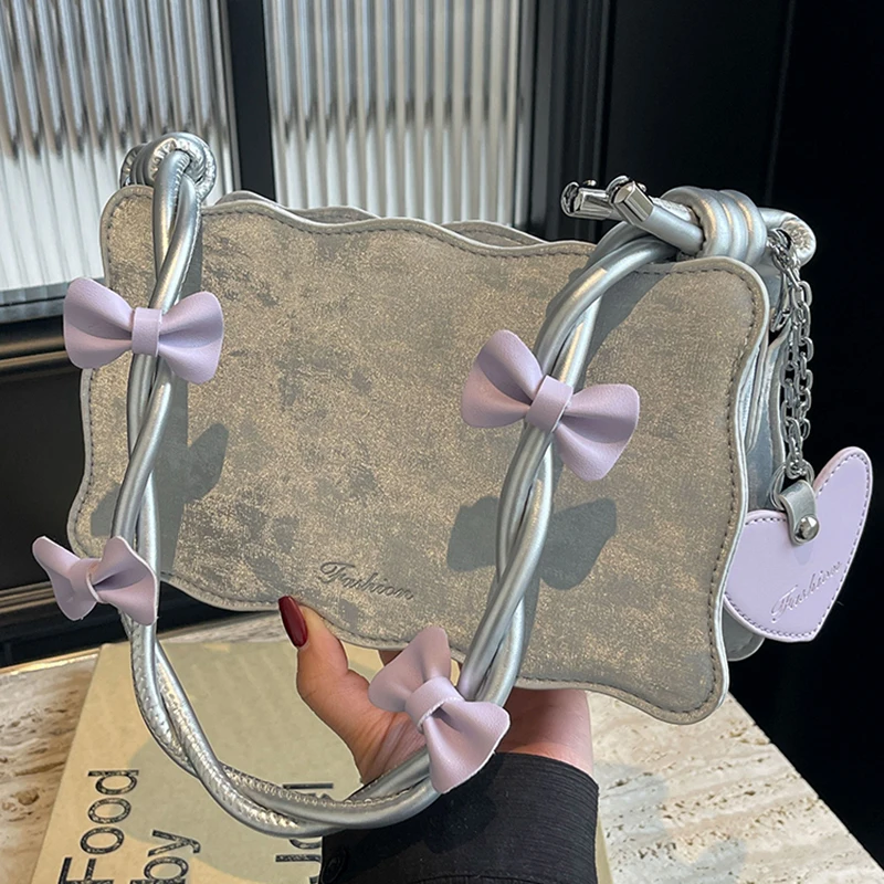 

Women's 2025 New High-end Underarm Bags Fashionable Versatile Single Shoulder Bag Niche Chic Design Handheld Square Bags