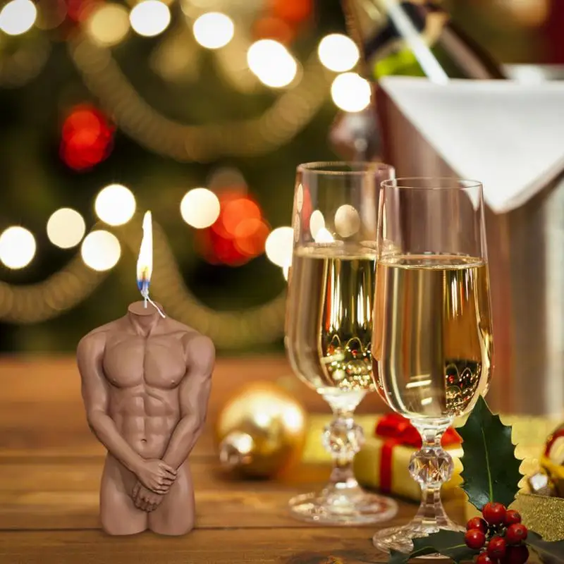 Kerzen form 3d nackte schüchterne Frauen Männer Körperform Form Körper kunst weibliche männliche Formen für DIY Home Craft machen Schreibtisch Dekor