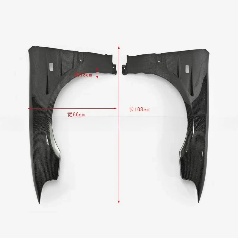 SAAR 92-95 Compatible with Honda Civic EG Carbon Fiber Modified Parts Front Fender Vented Wing Fender Head Sand Board