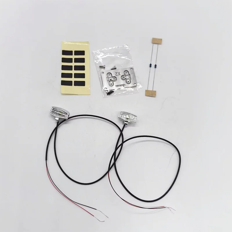 

1:14 масштабный прожектор для инженерного оборудования на крыше, светодиодный светильник для RC 1/14 серии Tamiya, весы для грузовиков, аксессуары для прожекторов