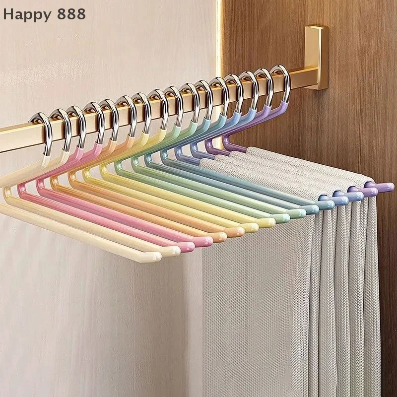 

4-х предметная пластиковая вешалка гусиного типа с телескопическим Z-образным дизайном для многослойного хранения одежды