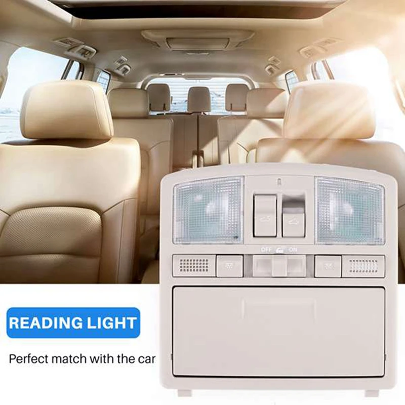 Car Overhead Reading Light With Sunroof Switch Sunglasses Case GS4C-69-970D-75 For Mazda 6 2009-2011 GS4C69970D75