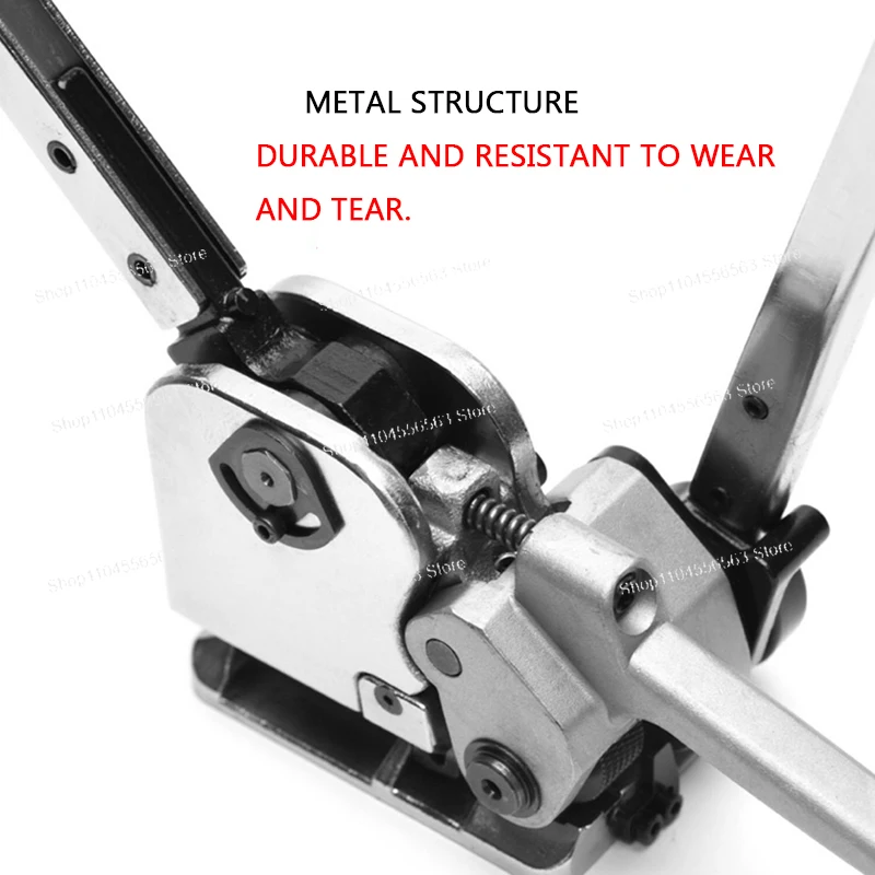 GD35 Manual Buckle-Free Steel Belt Packing Tool - Tensioner Included for Heavy Cargo Binding