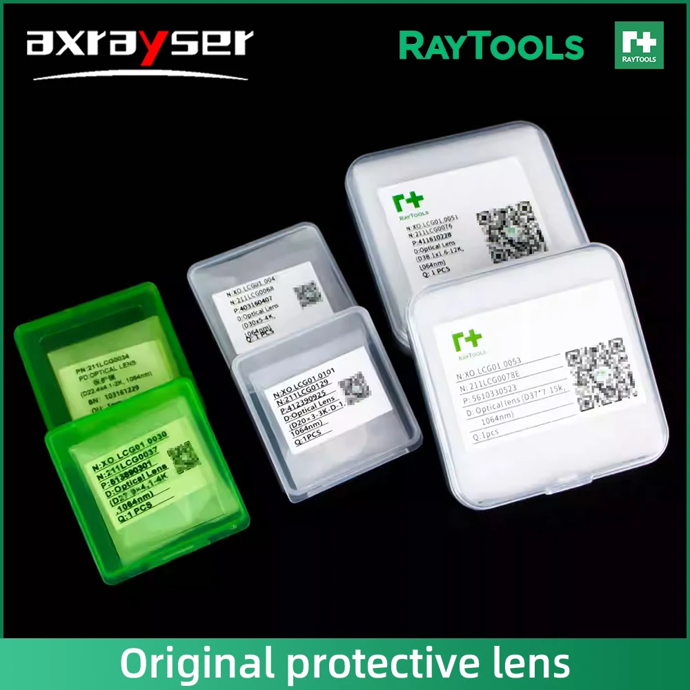 

Raytools Original Protective Windows 27.9x4.1 37x7 Laser Optical Protection Lens for Raytools Laser Head BT240S BM109 BM114S