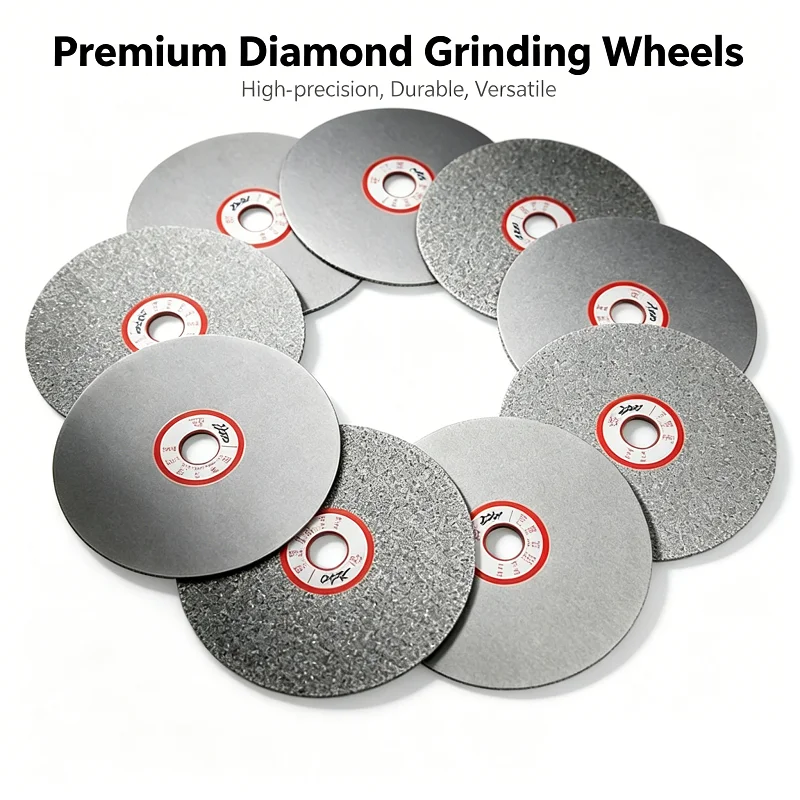 1Pc 4Inch 100mm Diamond Grinding Disc 80-1000Grit Polishing Pad for Gemstone Jewelry Glass