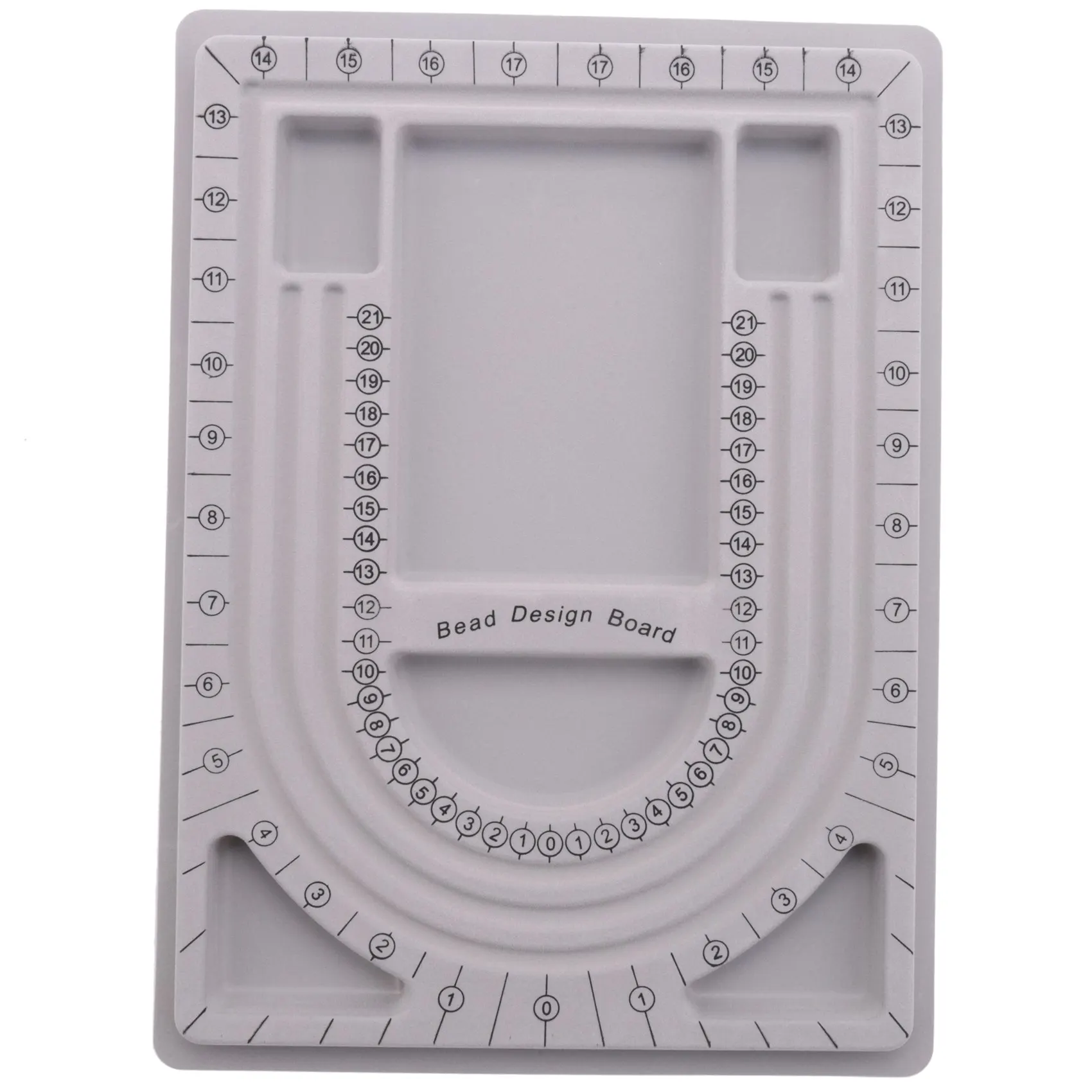 Flocado Bead Board para Fazer Jóias, Beading Bandeja, Pulseira Design, Organizador Colar, DIY, 2pcs