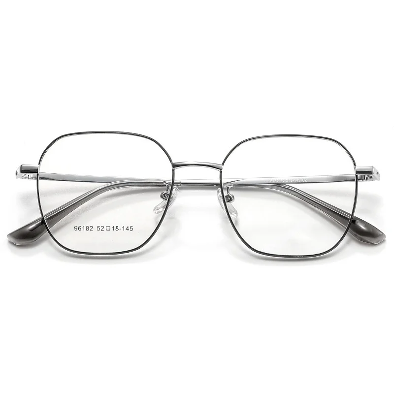 Metal Eyeglass Frame Retro Multilateral Men's And Women's Eyeglass Frame Advanced Photosensitive Prescription Frame 96182