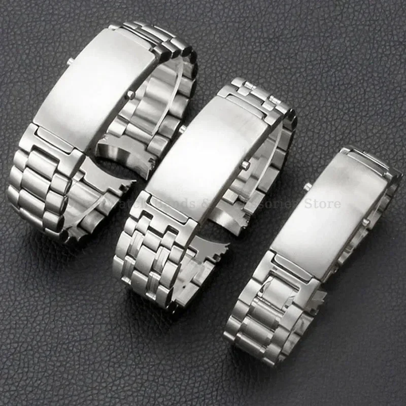 18mm 20mm 22mm Stainless Steel WatchBand for Omega Seamaster 300 Speedmaster Planet Ocean Series Solid Buckle Men Sport Bracelet