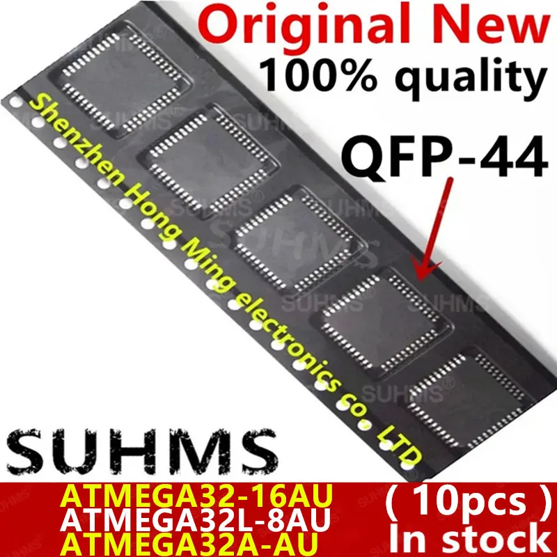 (10 szt) 100% nowy ATMEGA32-16AU ATMEGA32L-8AU ATMEGA32A-AU ATMEGA32 16AU ATMEGA32L 8AU ATMEGA32A AU QFP-44 Chipset