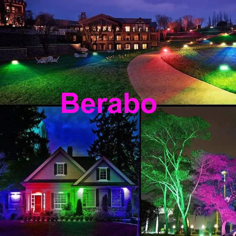 Neue Externe steuerung RGB LED Rasen Lampe COB Licht 20W Im Freien Wasserdichte Pathway Garten Spot Birne Dekor Landschaft Beleuchtung 12V24V – Detail 1
