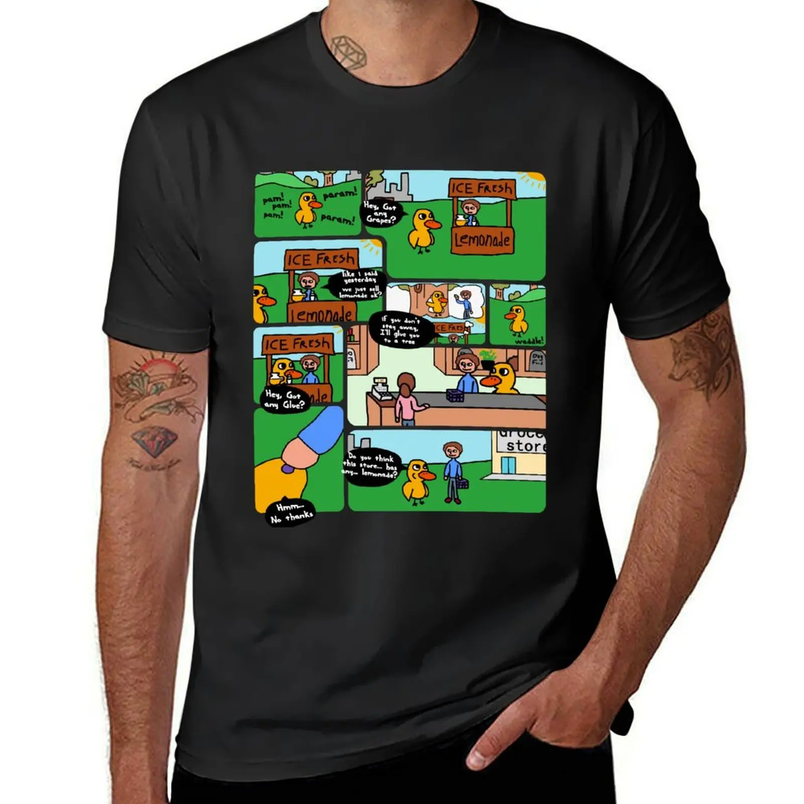 

Got Any Grapes - The Duck Song T-Shirt quick-drying blacks aesthetic clothes mens graphic t-shirts funny