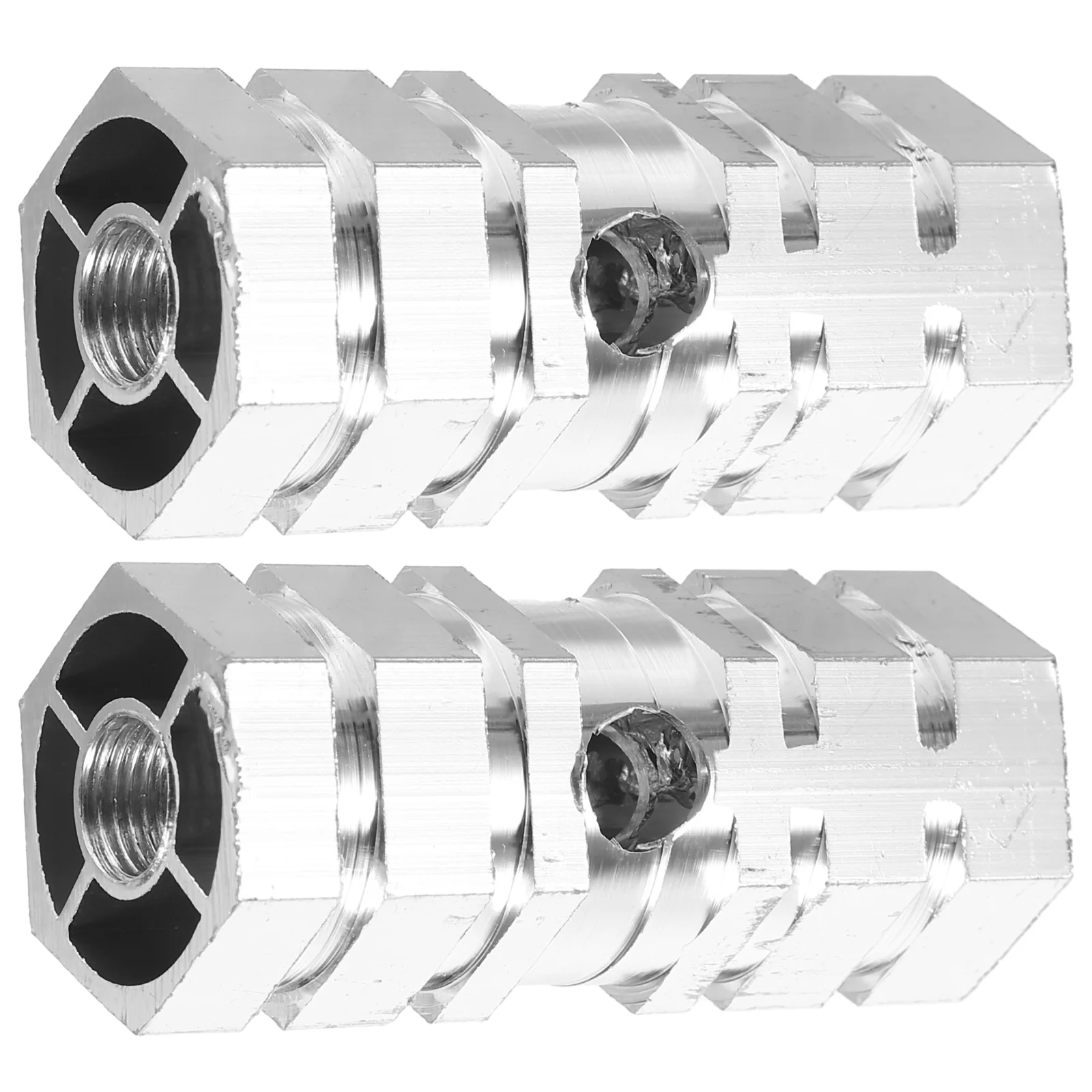 

One Pair Aluminum Alloy Bike Pegs Seat Axle Stunt Pedals 95Mm 10Mm Quick Release for Mountain Bike Stunt Pegs Footpeg