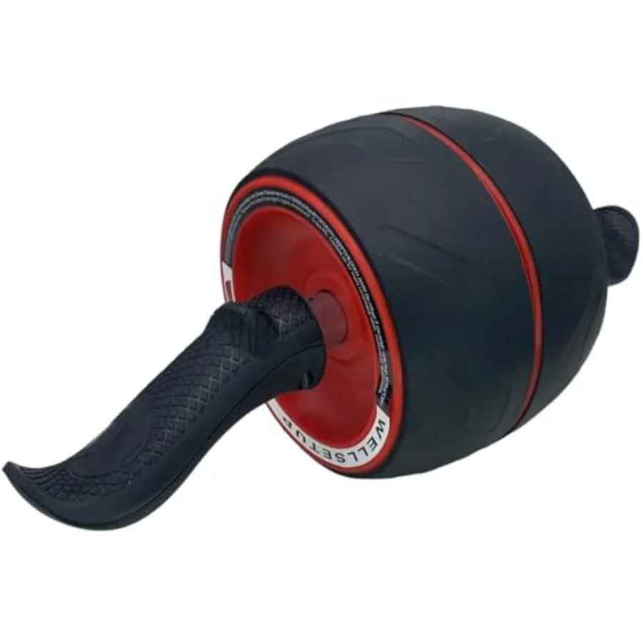

Ab Roller Wheel with Built-in Spring Resistance, Ergonomic Core Workout Equipment for Home Gym, Dual-Wheel Design and Non-Slip