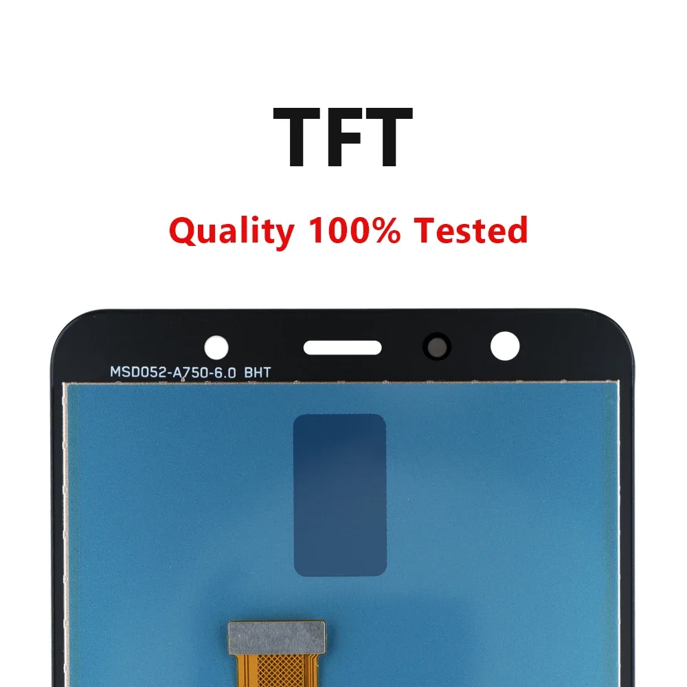 Super AMOLED A7 2018 A750 A750FNDS Display Screen With Frame For Samsung Galaxy LCD Digital Touch Screen Assembly SM-A750F