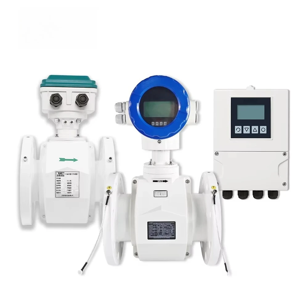 Agricultural Irrigation Digital Display Stainless Steel Electromagnetic Oil Flow Meter Dn80