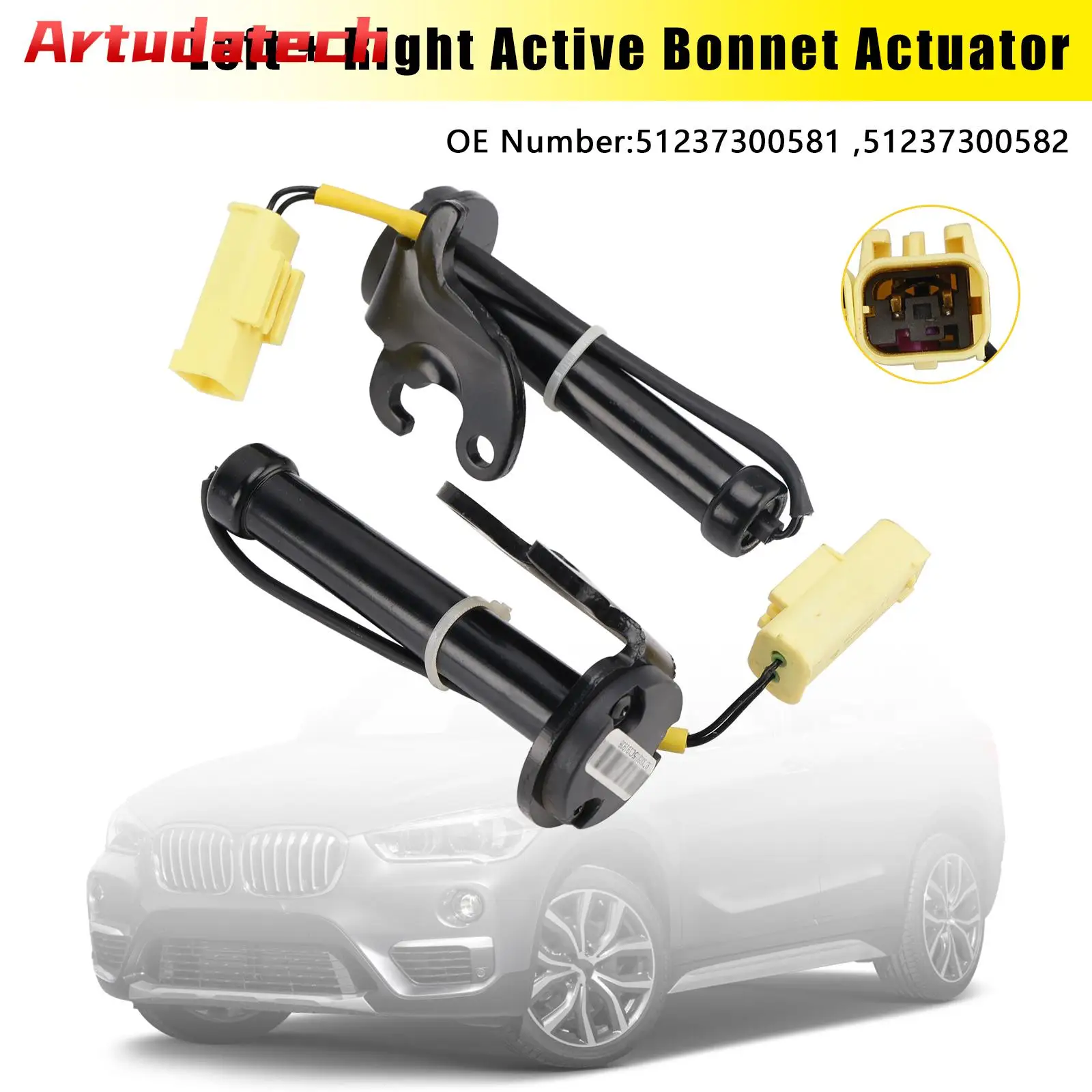 

Artudatech Active Bonnet Actuator 51237300581 51237300582 For MINI COOPER F55 F56 F57 2015 2016 2017 2018 2019 2020 2021 2022