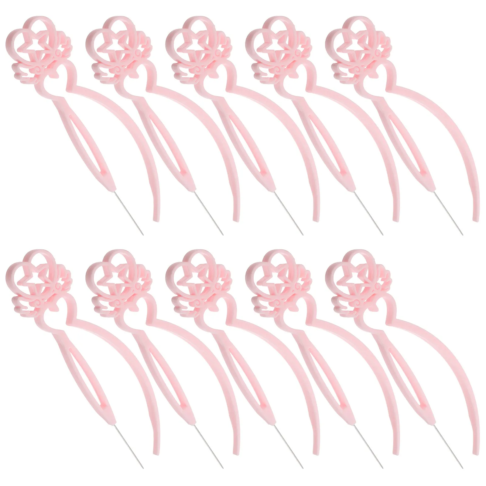 

10Pcs Plastic Precision Bead Tweezers Fine Tip Beading Tool for Jewelry Making Craft Beading Tweezers Set Pick Up Tool for Small