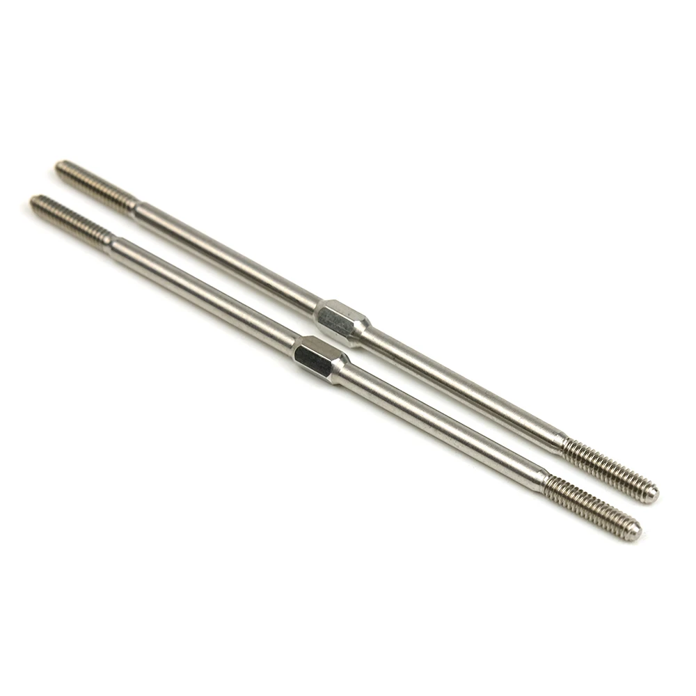 4PCS 3mm M3 Stainless Steel Positive Negative Threaded Push Rod Servo Linkage 38mm/ 60mm/ 95mm/ 102mm for RC Boat Aircraft Model