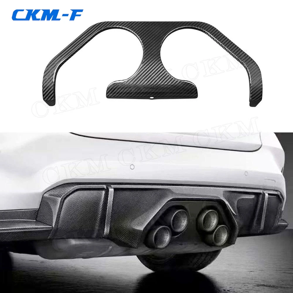 

Carbon Fiber Rear Bumper Diffuser Exhaust Car Decoration For BMW 3 4 Series G80 G82 G83 M3 M4 2021+