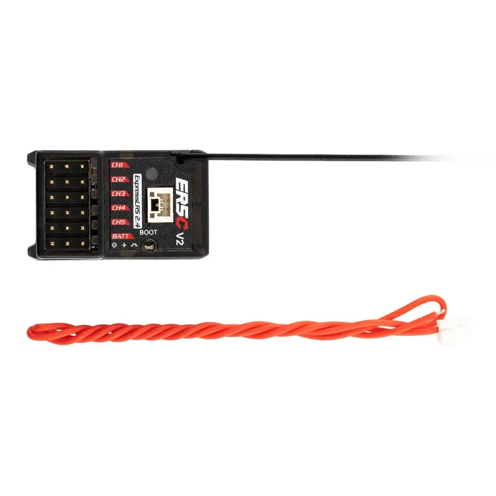 

RadioMaster ER5C V2 ELRS 2.4G PWM Receiver 5CH for RC Car Boat Model FPV Drone Parts