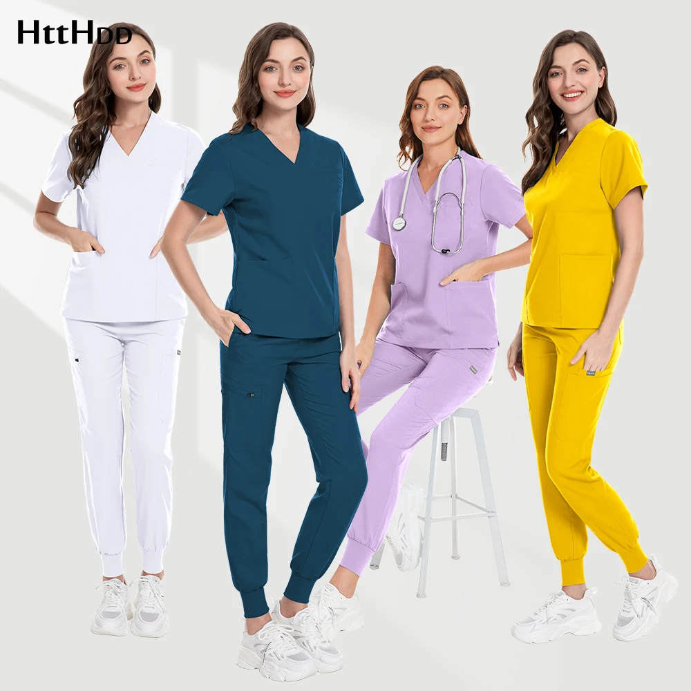 

Unisex Medical Accessories Nursing Scrubs Uniforms for Hospital Lab Scrub Sets Uniform Women Joggers Pediatrician Nurses Uniform