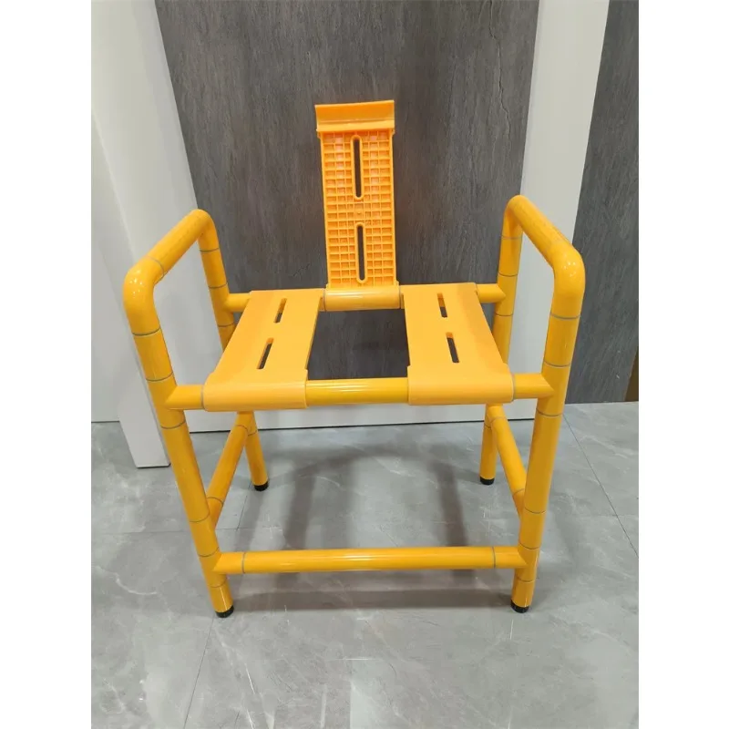 Two Use Bathroom Bath Chair With Anti-skid Armrest For Toilet And Bathing