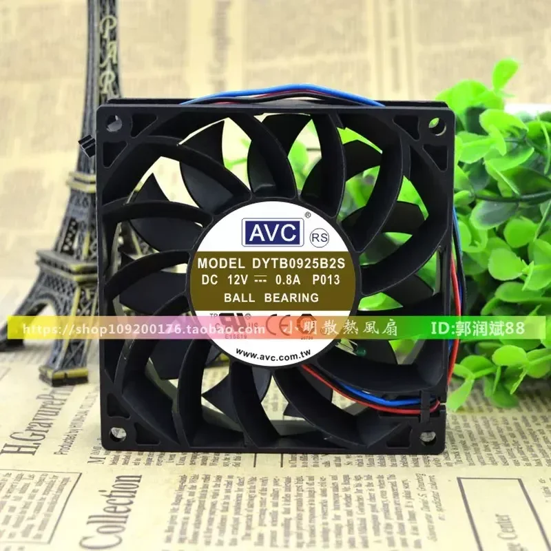 Top sell 1pcs For AVC DYTB0925B2S 12V 0.8A 9025 9CM Large Air Volume High Performance Chassis Cooling Fan