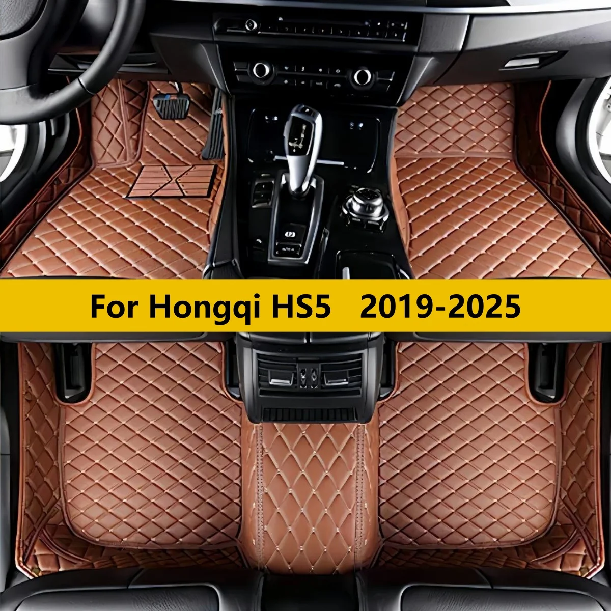 

Автомобильные коврики для Hongqi HS5 2019-2025: универсальные, для мужчин и женщин, аксессуары для авто