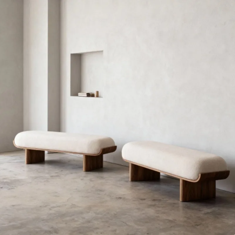 

Cloakroom resting, bench, sofa stool, bench, bedside stool, bedroom, lamb wool shoe changing stool, household stool