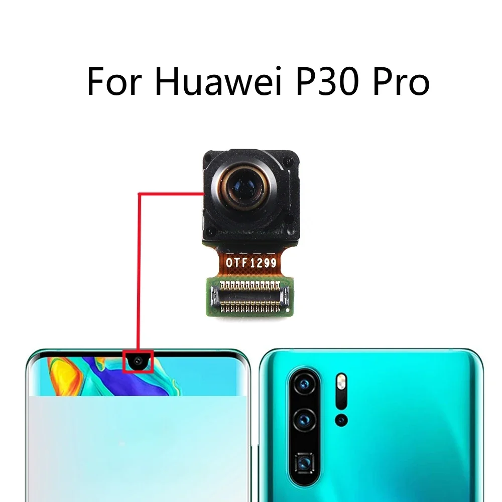 For Huawei  P30 Pro Back Camera Front Rear Back Camera For P30 Pro VOG-L29 VOG-L09 VOG-L04 Big Main Camera Module Flex Cable
