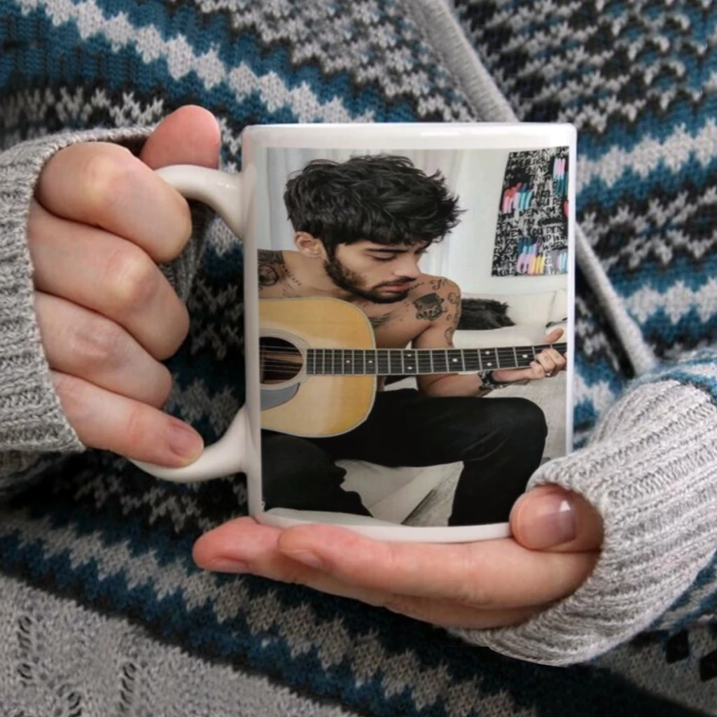 Singer Z-Zayn M-Malik Ceramic Cup Coffee Oatmeal Breakfast Cup Creative Personality Mug