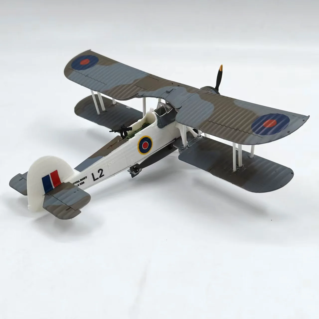 1/72 Scale British Swordfish Fighter Jet Simulation Alloy Model Airplanes Diecast Static Display Collectible Aircraft With Stand