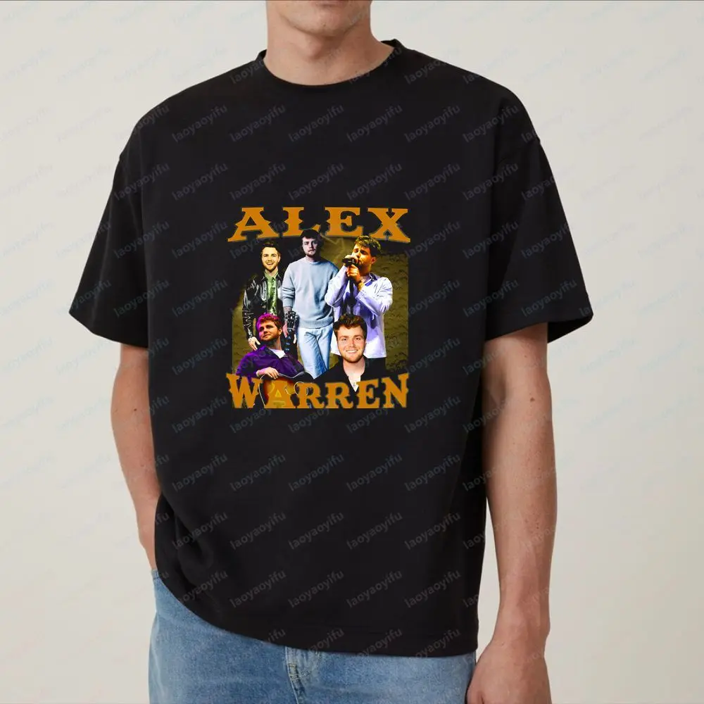 Alex Warren - Retro Piracy Style Summer Trend Short-Sleeved Men's and Women's Universal Pattern Large-Sized Comfortable T-Shirt